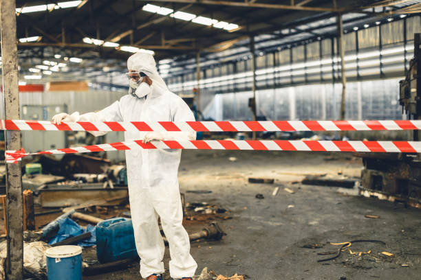 Professional Biohazard technician working in Derry, PA
